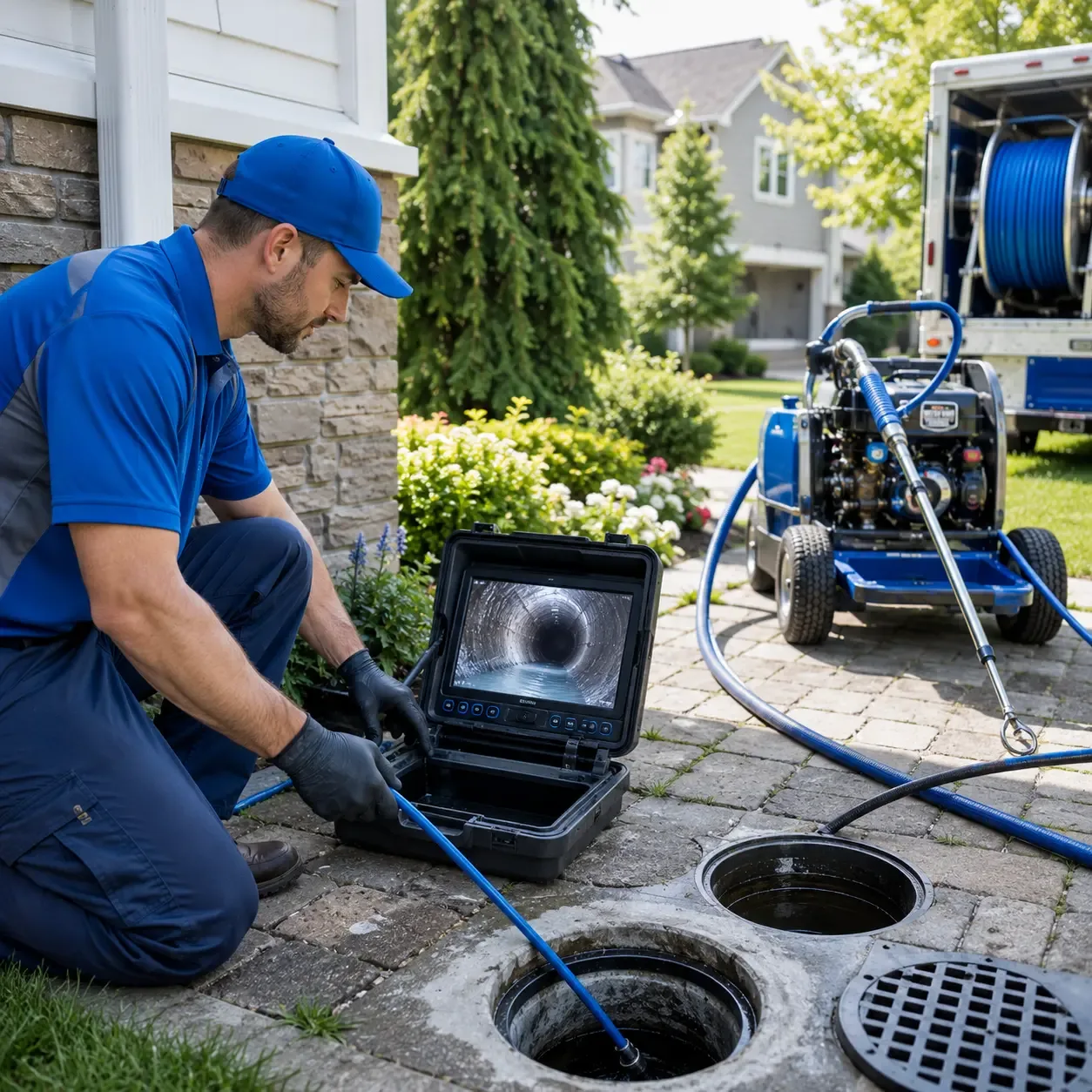 Outdoor drain cleaning professionals serving Strathmore, CA