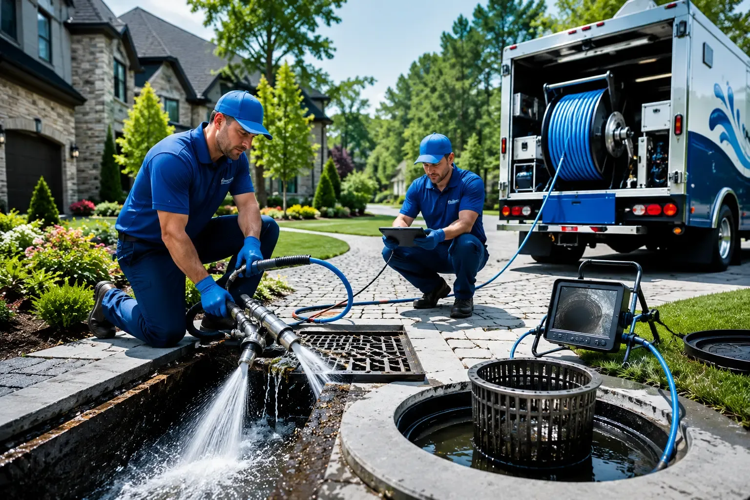 Local outdoor drain cleaning professionals in Strathmore, CA